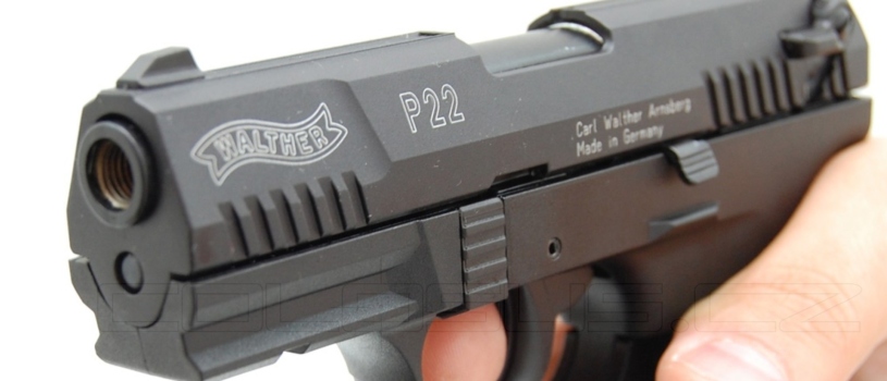 plynova pistol walther p22 